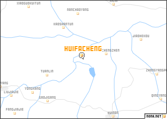 map of Huifacheng