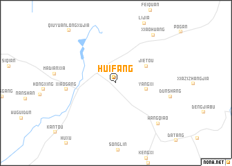 map of Huifang