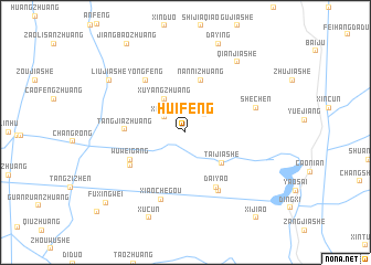 map of Huifeng