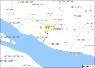 map of Huifeng