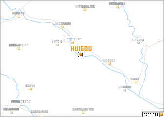 map of Huigou