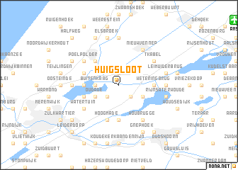 map of Huigsloot
