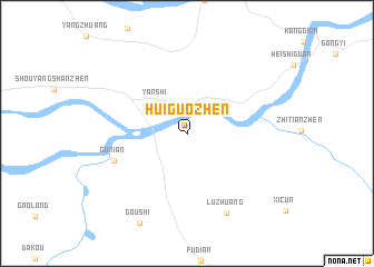 map of Huiguozhen