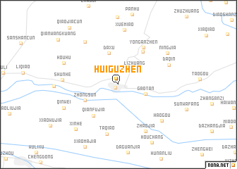 map of Huiguzhen