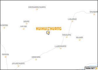 map of Huihuizhuang