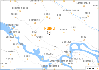 map of Huihu