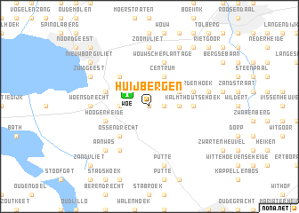 map of Huijbergen