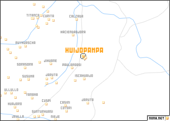 map of Huijopampa