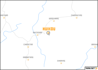 map of Huikou