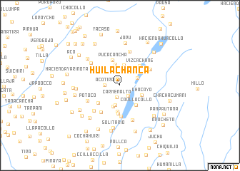 map of Huilachanca