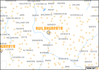 map of Huilahuaraya
