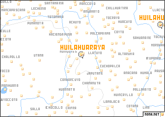 map of Huilahuaraya