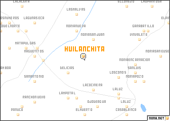map of Huilanchita