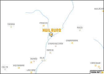 map of Huilauro