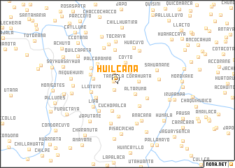 map of Huilcaña