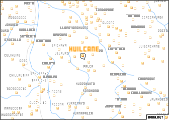 map of Huilcane