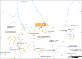 map of Huilca