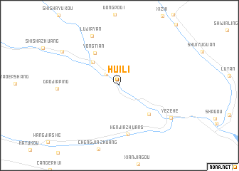 map of Huili