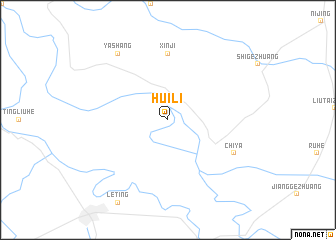 map of Huili