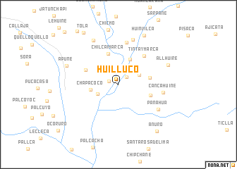 map of Huilluco