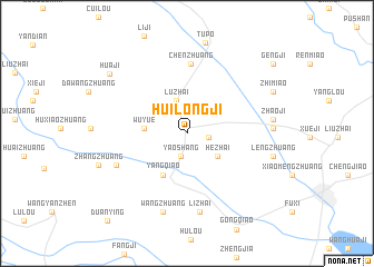 map of Huilongji