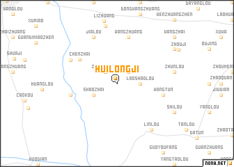 map of Huilongji