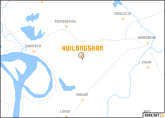 map of Huilongshan