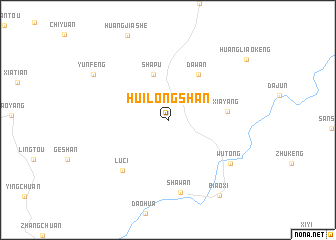 map of Huilongshan