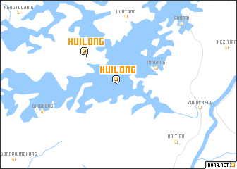 map of Huilong