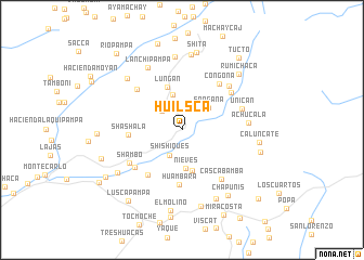 map of Huilsca