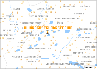 map of Huimango Segunda Sección