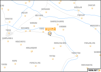 map of Huima