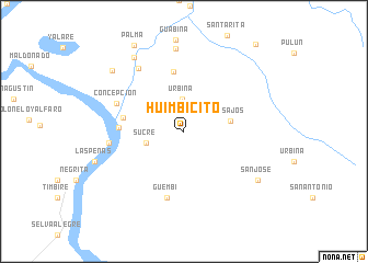 map of Huimbicito