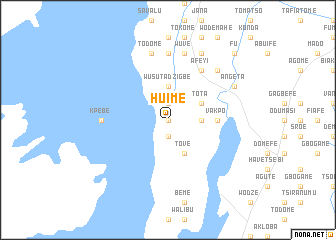 map of Huime