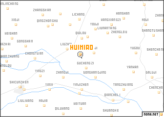 map of Huimiao
