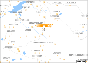 map of Huimiyucan
