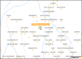 map of Huinapampa