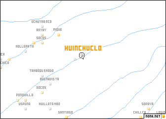 map of Huinchuclo