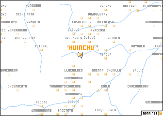 map of Huinchu