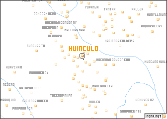 map of Huinculo