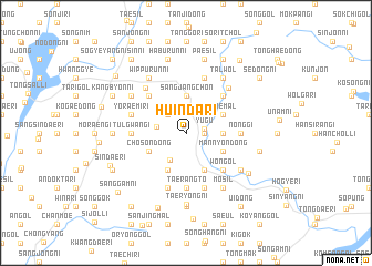 map of Hŭindari