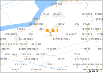 map of Huinen