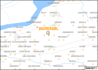 map of Huinerwal