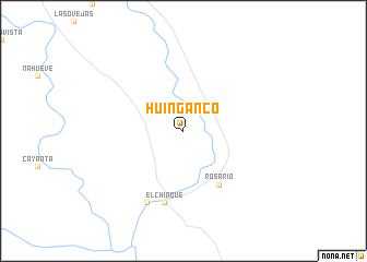 map of Huinganco