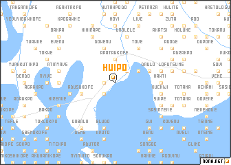 map of Huipo