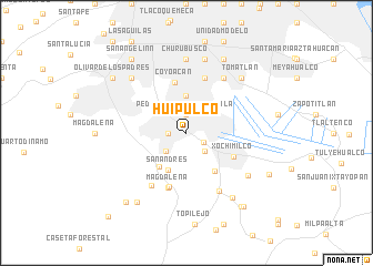 map of Huipulco