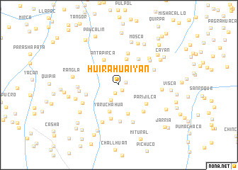 map of Huirahuaiyan