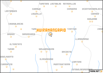 map of Huiramangapio