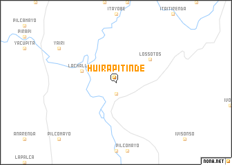 map of Huirapitinde