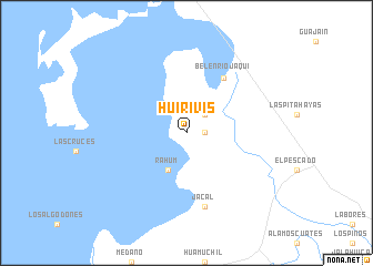 map of Huirivis